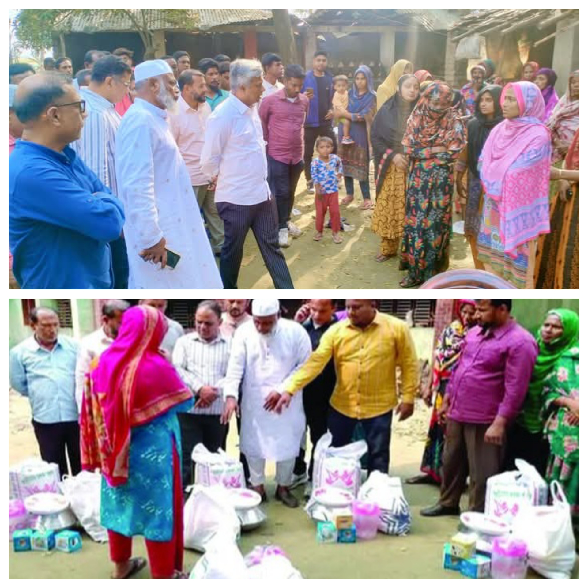 হামলায় ক্ষতিগ্রস্ত পরিবারগুলোর পাশে থেকে তাদের সর্বাত্মক সহযোগিতা করুন